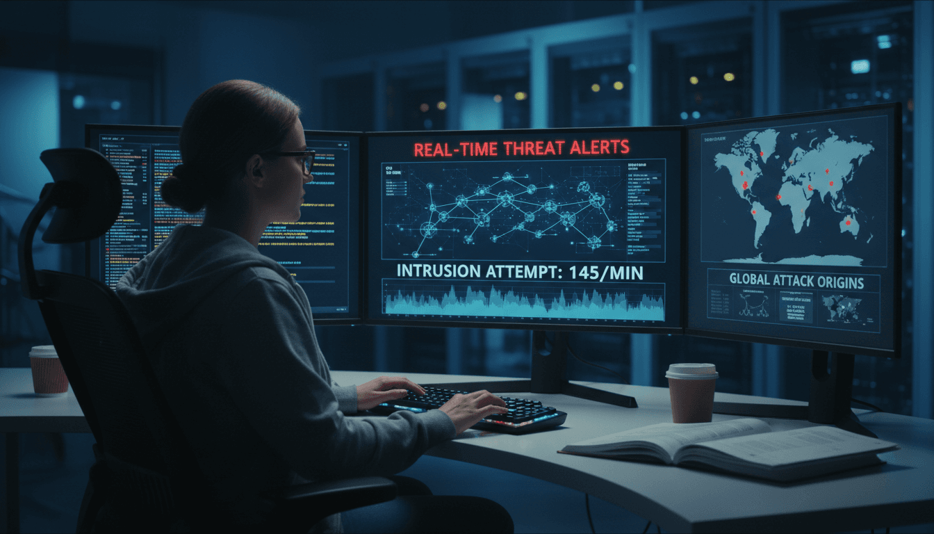 Zero-trust security monitoring dashboard