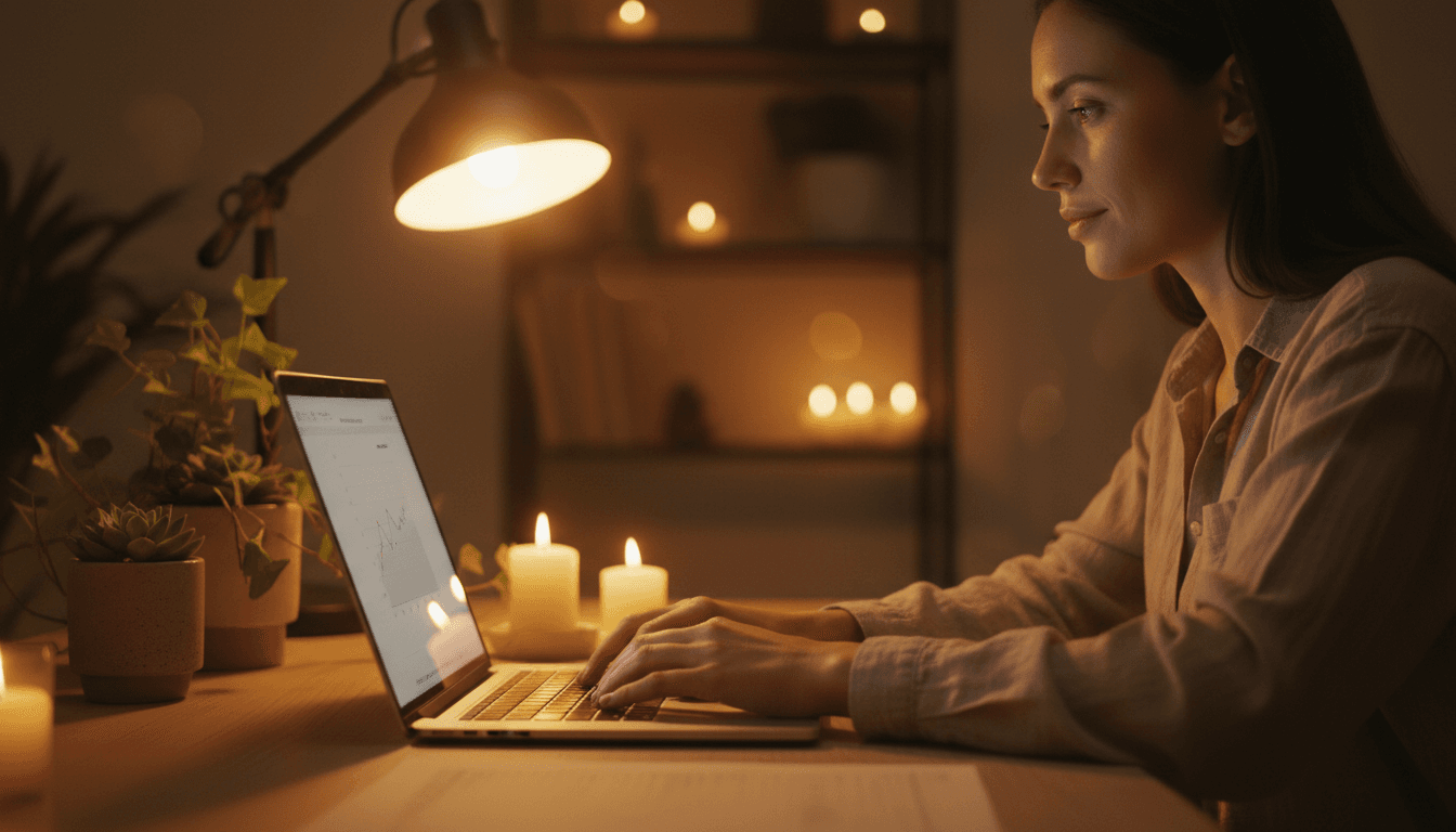 Professional working confidently at home office with reliable high-speed internet connection