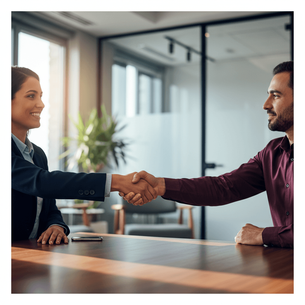 Business partnership and trust between IT service provider and client